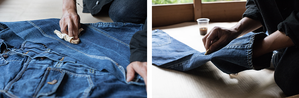 Visvim dry sales denim